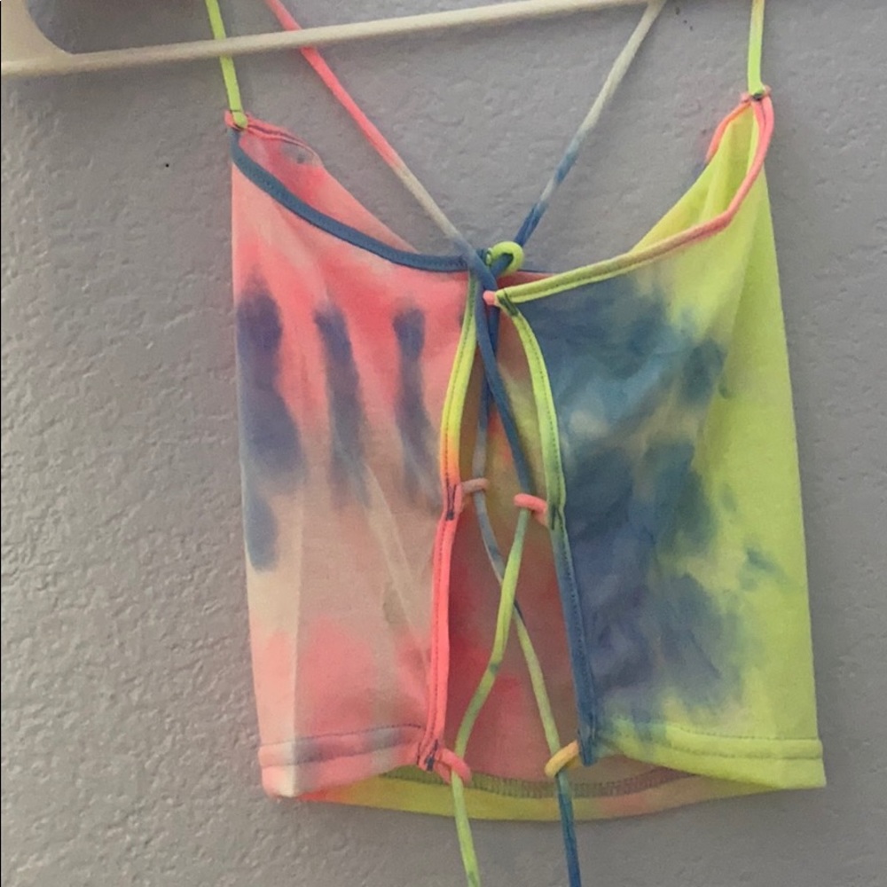 Tie-dye crop top
